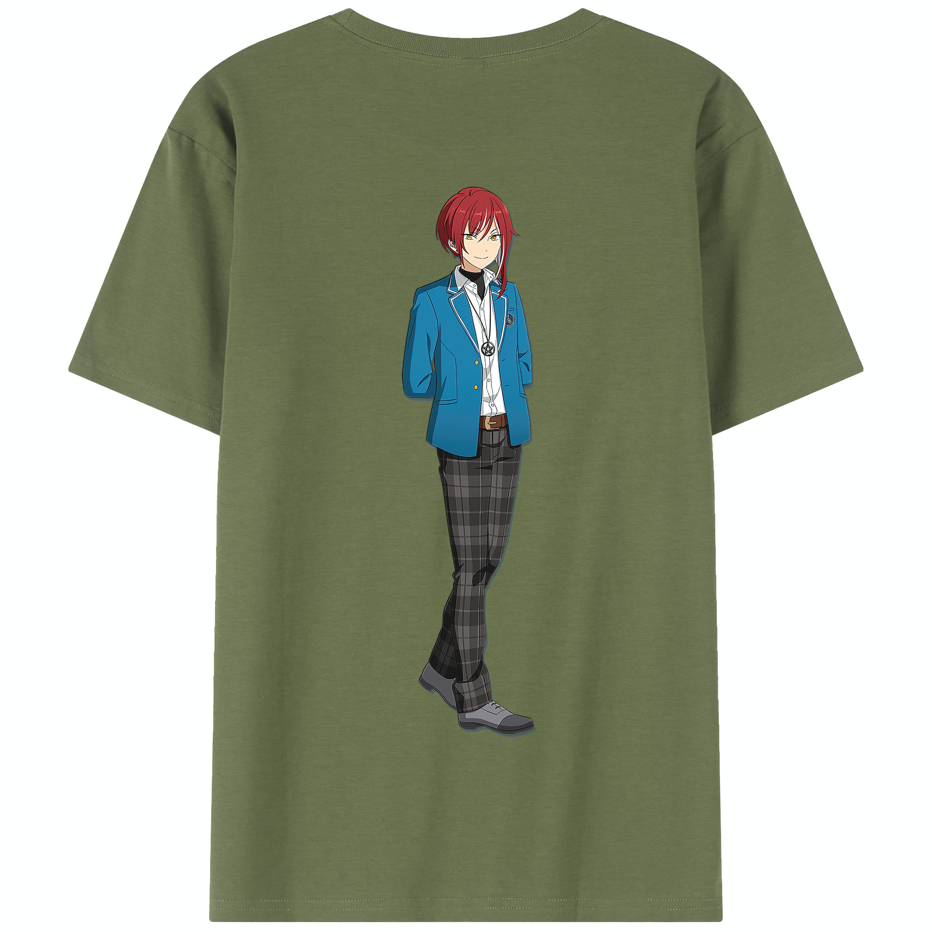 （画像用） あんさんぶるスターズ! Ensemble Stars 綿100％半袖Tシャツ（背面プリント）